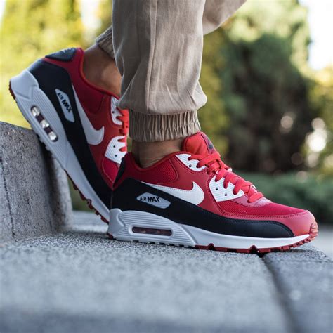 nike air max 90 essential herren schwarz rot|Nike Air Max 90 .